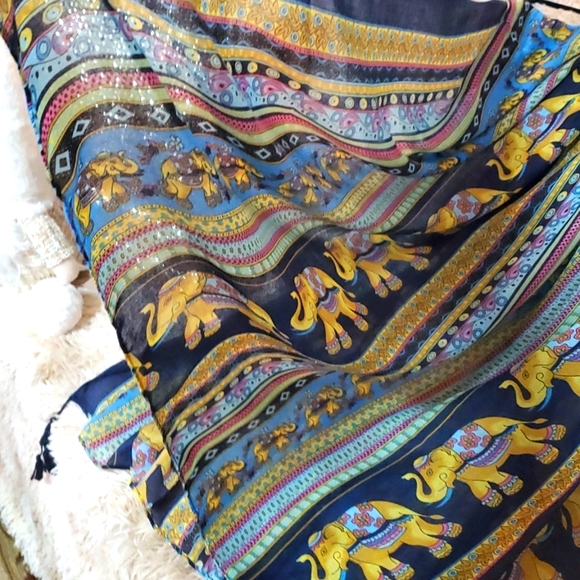 Long scarf The Preserve beautiful designer 100% Acrylics - Picture 11 of 12